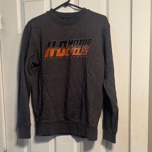 Harley-Davidson Men's Dark Gray Crewneck Sweater